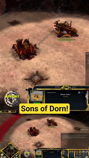 Sons of Dorn! Base building in DoW Unification #warhammer40k #gaming #imperialfists #gameplay