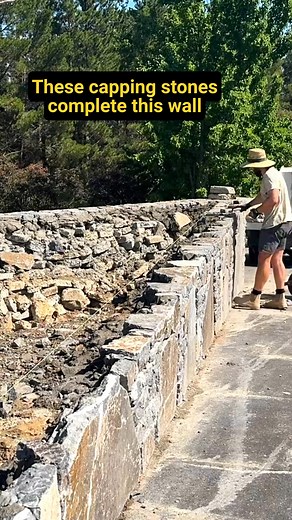 66K views · 756 reactions | This is a video of me capping a bluestone retaining wall. This section is a feat | Harry Nelson | Facebook