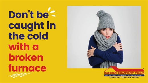 Don’t let a broken furnace leave you out in the cold. No matter when you need us, Indoor Comfort Team can be called upon for a quick and thorough furnace repair. Give us a call for your home heating needs! | Indoor Comfort Team | Facebook