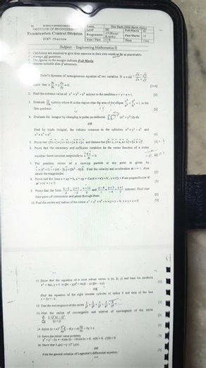 #engineering mathematics 2 previous question paper#