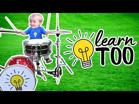 Introducing Learn Too!💡🥁Fun educational videos + songs | Creative learning for kids and toddlers!