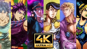 【4K60帧】第七部官宣！一起回顾《JOJO的奇妙冒险》前6部OP合集（AI补帧收藏版）