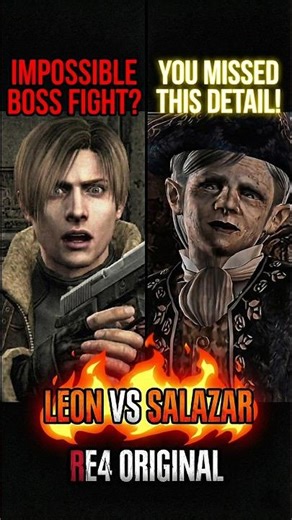 The One Mistake Everyone Makes Fighting Salazar #shorts #residentevil4 #re4 #leonkennedy #capcom