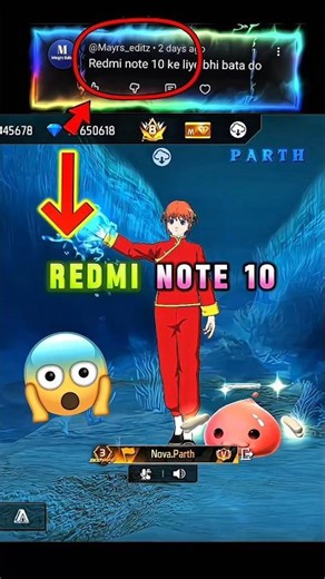 Redmi Note 10 = iPhone Feel? 📱 Just Change This Secret Setting! 🔥 #Shorts #FreeFire#redminote10 #fy
