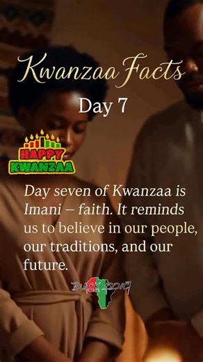 BlackAddict on Instagram: "🖤💚❤️ Today is Day 7 of Kwanzaa — Imani which means Faith in Swahili. Today we reflect on faith in our people, our traditions, and the future we’re building together. It’s a day of gratitude, reflection, and carrying Kwanzaa’s values beyond this week. #blackexcellence #black365 #blackpeople #Kwanzaa #blackhistory365"
