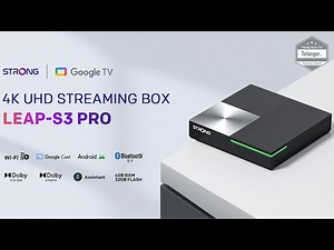 STRONG Leap S3 Pro Android TV Box Multimedia Gateway Android 12 4GB RAM & 32GB ROM Unboxed