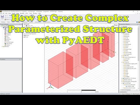 How to Create Complex Parameterized Structure with PyAEDT