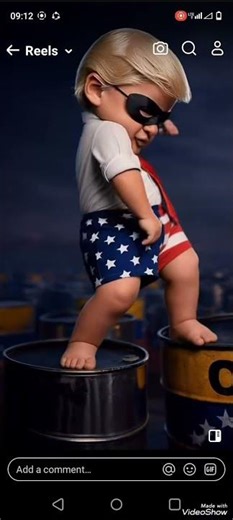 😲Baby Trump Dancing 😎😆😂 #trumpdance 💯👍