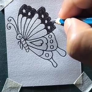 61K views · 528 reactions | How to draw a butterfly | All About Art | Facebook