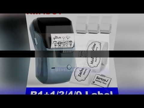 #NIIMBOT B1 Portable Thermal Printer With Tapes 2 Inch Adhesive Label Machine Mini Bluetooth Sticke