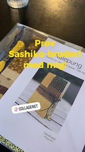 Broderi er ukendt land for mig. Både materiale og teknikker er ikke noget jeg har prøvet før. Så igår var jeg til Sashiko - workshop i @collageriet.dk i Silkeborg, hvor dygtige Renée Heegaard Jespersen fra @tekstilvaerkheegaard introducerede til Craft psykologi og Sashiko-broderi. De mange gentagelser i stingene gav ro i tilblivelsesprocessen af en nålepung og i det skønne selskab af tre fantastiske kvinder, som jeg har taget craft psykologi uddannelsen med sidste år, blev det til den hyggeligst