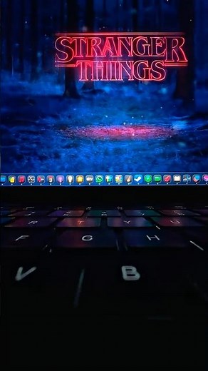 O Mundo Invertido invadiu tudo! 🎧 #shorts #StrangerThings #Netflix #vibe #setup #80s #geek #series