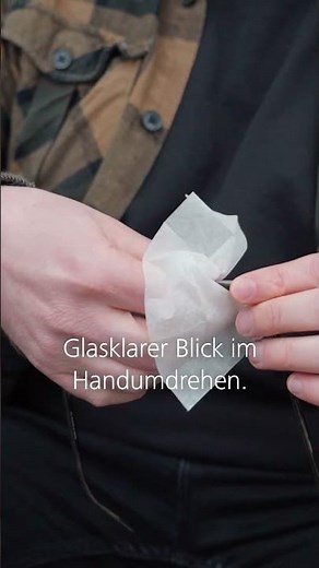 Brillengläser reinigen kann so einfach sein …