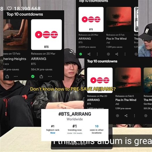 BTS ARIRANG Pre-Save Tutorial on SPOTIFY, APPLE MUSIC & AMAZON MUSIC 🔥 #BTS #btsarmy #kpop #shorts