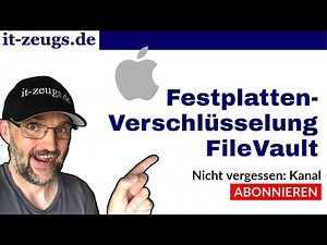So geht Festplattenverschlüsselung (FileVault) unter MacOS!