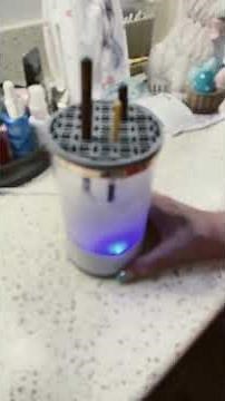 Temu makeup brush cleaner review