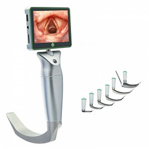 [Hot Item] Portable HD Video Laryngoscope Medical Intubation Device with High Resolution Screen