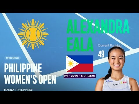 Philippine Women's Open WTA 125 | Potential Player List #alexeala #tennis