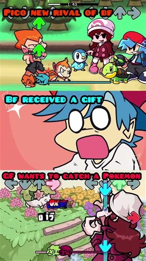 FNF Bf in love receives a gift from GF's father All CutScene // NEW WEEK #fnf #new #fnfmod #funny