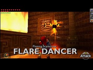 The Legend of Zelda: Ocarina of Time 3D - Mini Boss "Flare Dancer"