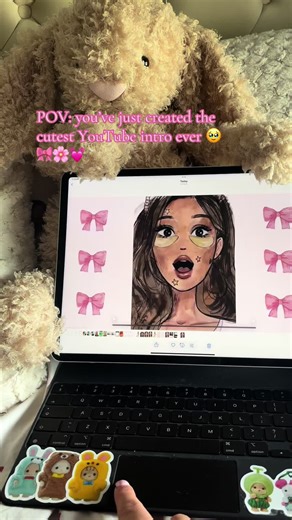 YouTube is linked in my bio 💓🎀 I can’t wait to start making videos 🥹#fyp #viral #foryoupagee #goviral #youtubers #youtubeintro #aestheticvideos