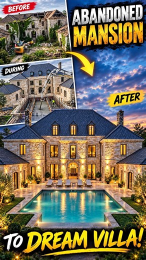 From RUINS to LUXURY! Incredible Mansion Transformation 🏡