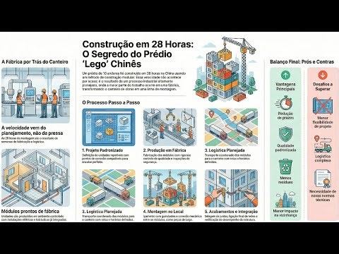 🏗️ A Revolução da Construção Modular na China