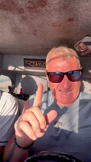 Flying to the Moon 21/02/26 Taylorcraft #sky #automobile #usa #hangglider #airplane #fly