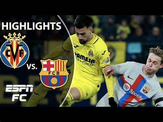 🚨 CAGEY AFFAIR 🚨 Villarreal vs. Barcelona | LaLiga Highlights | ESPN FC