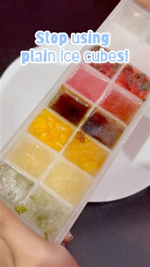 Ice Cube Flavor Hacks 🧊 | Upgrade Your Drinks in 60 Seconds