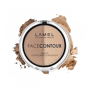 Lamel Face Contour - Contouring Palette - Natural Shades & Glow - Long-lasting & Fade-Resistant Wear - Paraben-Free & Non-Toxic Ingredients - N.401-6g / 0.21 oz