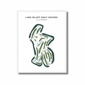 Lake Bluff Golf Course, IL | Golf Course Map, Golf Map, Golfer Gift for Him, Scorecard Layout, Golfer Boyfriend Gift, Art Print Decor - Etsy Canada