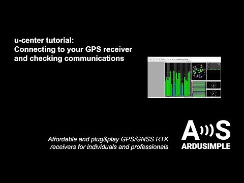 u-center made simple: Connecting to GPS receiver
