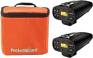PocketWizard Plus IV Bonus Bundle 3, Includes 2X Transceiver and G-Wiz Squared Bag (Orange)