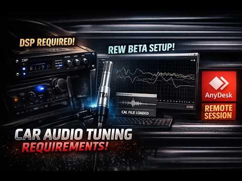 REWquirements - Car Audio Tuning: Required Tools & Setup Guide Before Tuning/Training
