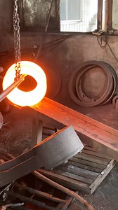 13K views · 117 reactions | Inside the factory Massive Heat & Force | Forging Steel for Bearings #machine #factory #process #stamping #forging #manufacturer #producer #technology #industrial #iron #blacksmith #fblifestyle | Inside the factory | Facebook