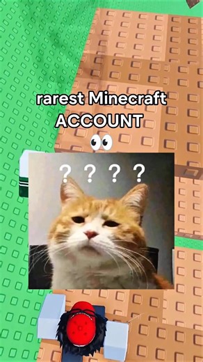 Rarest Minecraft account🤯#minecraft #account #roblox #rblx #rant #obby #gameplay