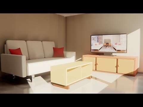 Create A Low Poly Living Room Scene With Blender And Eevee - Part 1 (Importing Assets)