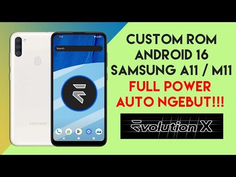 Install Custom ROM Android 16 on Samsung A11 & M11 | Evolution X Ultra Smooth & Fast