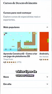 Com a Udemy, você pode adquirir habilidades em demanda para desenvolvimento Web, ciências de dados, linguagens de programação e muito mais. | Udemy