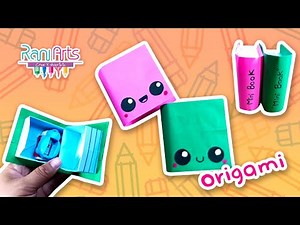 Origami: Cajita de Libro super fácil y linda ❤