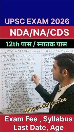 upsc nda recruitment 2026 interview | upsc cds recruitment 2026 online form | upsc cds vacancy 2026