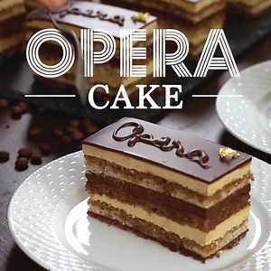 239K views · 10K reactions | Opera Cake - a rich and elegant French dessert. Full recipe: https://bit.ly/2AXqltj | Home Cooking Adventure | Facebook