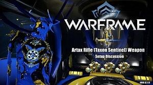 Warframe ARTAX Rifle (Taxon Sentinel) Weapon Setup 3x Forma (U19.12.1.1)