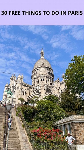 30 FREE things to do in Paris🌸⬇️ 1. Visit Le Petit Palais – Paris Museum of Fine Arts 2. Explore the artistic neighborhood Montmartre 3. Walk the Coulée Verte (also known as the Promenade Plantée). Created in the 90s and inspired the High Line in NYC. 4. Visit Musée de la Vie Romantique 5. Relax at Jardin du Luxembourg - famous garden in Paris with stunning fountain 6. Go to the rooftop of Gallery Lafayette for the best city views 7. Musée de la Liberation de Paris 8. Discover Canal Saint-Marti