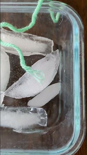 Magic Ice & Salt Experiment! 🧊