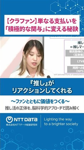 【クラファン企画必見】単なる支払いを「積極的な関与」に変える秘訣｜推し活マーケティング【NTTデータ経営研究所】