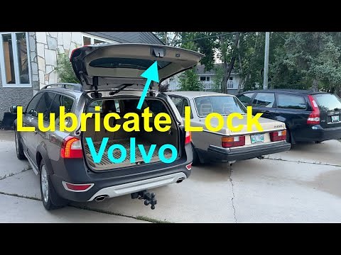 Lubricate the lock and fix/prevent issues with tailgate on your Volvo. Don't replace it yet.