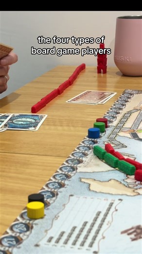 Four types of board game player and all of them were sat at my dining table this Christmas #tickettoride #boardgames #familychristmas