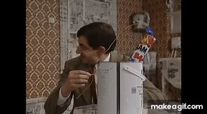Explosive Paint | Mr. Bean Official on Make a GIF